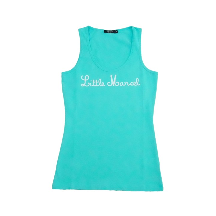 Débardeur Little Marcel turquoise